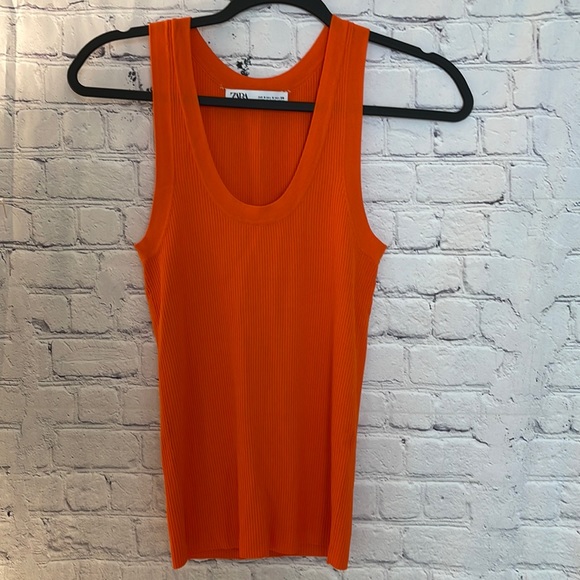 Zara Tops Zara Ribbed Tank Top Poshmark
